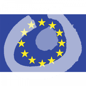Die Flagge der EU.