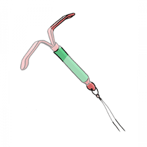 Eine aufgeklappte Spirale.
