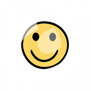Ein lachender Smiley.
