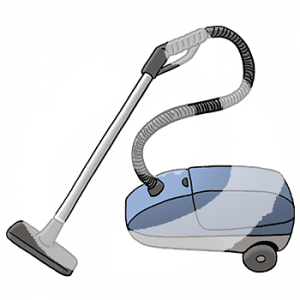 Ein Staubsauger.